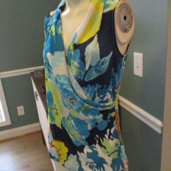 Cabi 741 Spring Blossom Floral Medium Faux Wrap XS - Picture 3 of 6